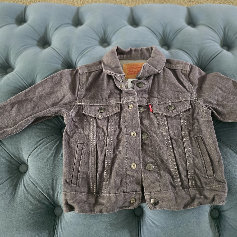 Levi's Kids Charcoal Jean Jacket